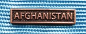 Bandspänne - AFGHANISTAN - till miniatyrmedalj