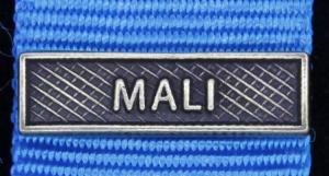 Bandspänne - MALI - till miniatyrmedalj