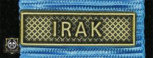 Bandspänne - IRAK - till miniatyrmedalj