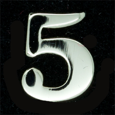 Siffra No:5 till FN släpspänne/medalj