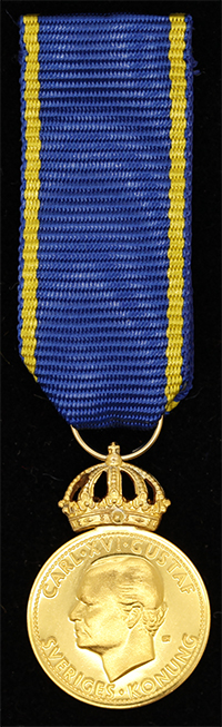Medaljen för nit och redlighet i rikets tjänst i guld