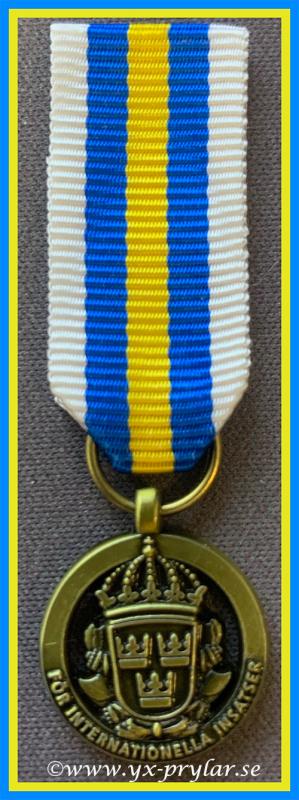 Polismyndighetens medalj för internationella insatser i brons