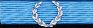 Försvarsmaktens medalj för internatioenlla insatser i brons med lagerkrans