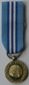 UNMIS miniatyrmedalj
