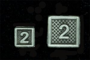 SIFFRA NO:2 TILL EU SLÄPSPÄNNE/MEDALJ