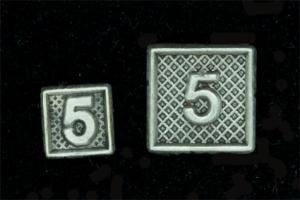 SIFFRA NO:5 TILL EU SLÄPSPÄNNE/MEDALJ