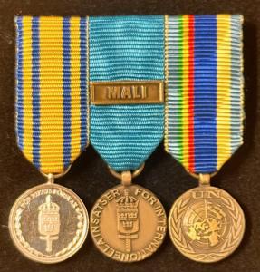 MONTERADE MINIATYRMEDALJER GSSSM, FMINTBM, MINUSMA