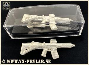 Slipsnål AK 24 matt silver