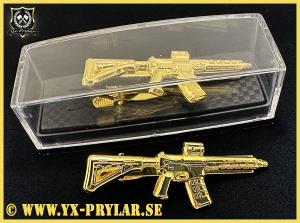 Slipsnål AK 24 i blank Guld