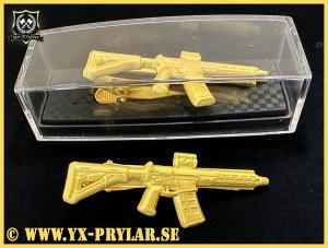 Slipsnål AK 24 i matt Guld