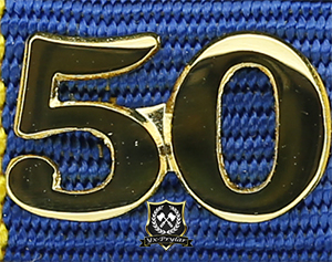 Siffra för 50 tjänsteår till hemvärnets tjänstgöringsmedalj