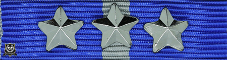 Forsvarets medalje for internasjonale operasjoner med 3 stjerner (***)