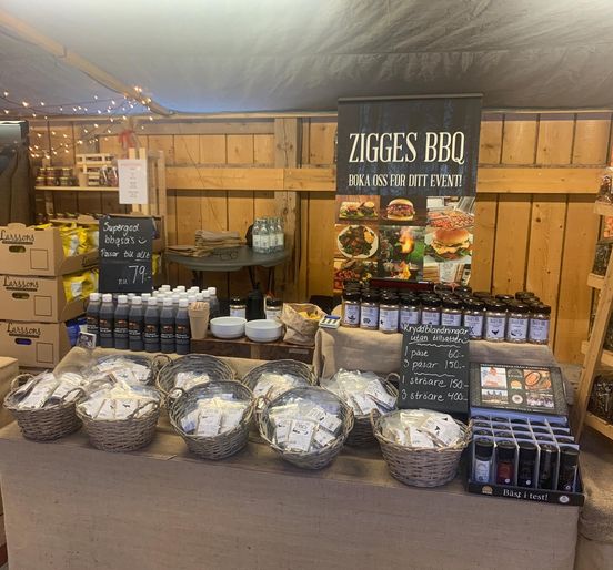 Zigges BBQ ställer ut på Tjolöholms Slott - Julmarknad 11/11 - 27/11