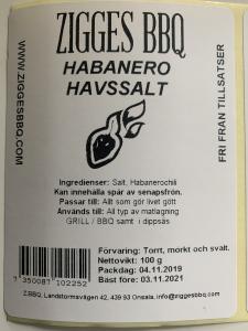 Habanero Havssalt