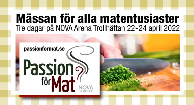 Passion för mat 22-24 april 2022