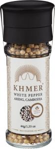 Khmer Vitpeppar i kvarn 44 gram