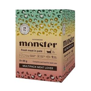 Monster Cat pouches multipack Meat Lover 85 g, 8-pack