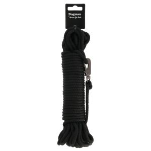 Dogman Spårlina Flätad Iris Svart 6,5mm x 15m