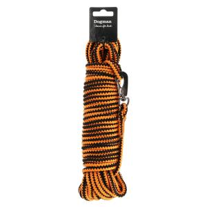 Dogman Spårlina Flätad Iris Orange 6,5mm x 15m