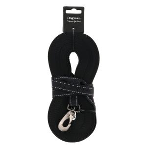 Dogman Spårlina Vävd Iris Svart 20mm x 15m