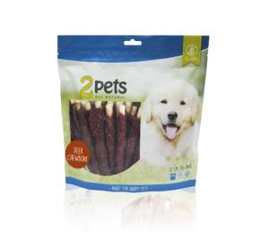 2Pets Dogsnacks Hjort 12cm 30-pack 400g