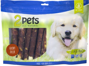 2Pets tuggrulle m hjort 17cm 18-pack 840g