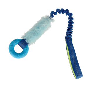 Kampleksak med ring Blå/Lime 50cm