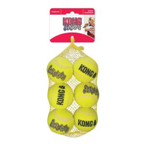 KONG Squeakair tennisboll 6-pack, ca ø6cm