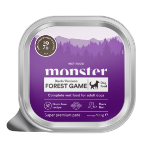 Monster Dog Adult Forest Game Paté 150g