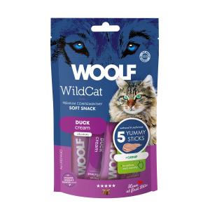 WOOLF  Wildcat Cream Snacks 5pcs - Duck and Catnip