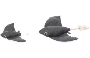 Toy Flipper Stingray Grey
