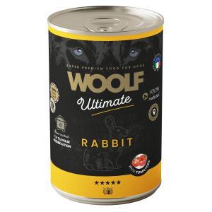WOOLF  Ultimate Canned Dogfood - Rabbit With Tomato 400g