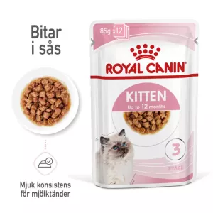 Royal Canin Kitten Gravy 85g Wet 12-pack