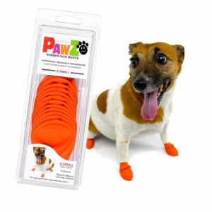 Pawz Hundstövlar X-Small Orange