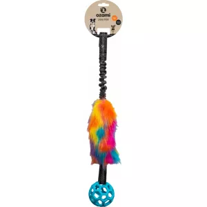Hundleksak play-n-tug unicorn boll 65cm