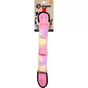 Hundleksak fantasiorm 50cm rosa