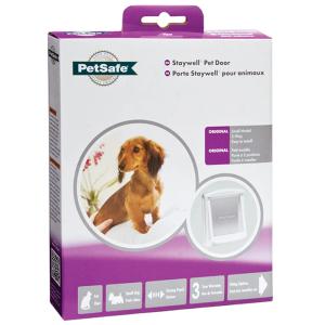 Persafe Katt & Småhundslucka Vit Transparent Lucka