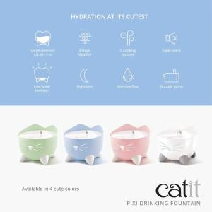 Vattenfontän Catit Pixi 2,5L Blå