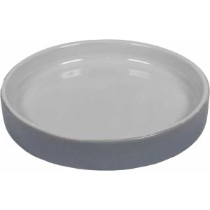 Ozami Keramisk Tallrik Rund Grå/Vit 110ml