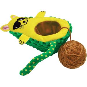 Kong Wrangler Avokado Kattleksak