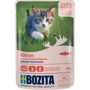 Bozita Feline Kitten, sås pouch 85gr Lax