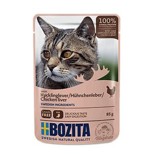 Bozita Feline i Gelé, påse 85gr Kycklinglever