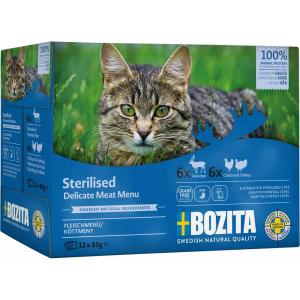 Bozita Feline I Sås Multibox Ren & Kycklig/Kalkon12x85g
