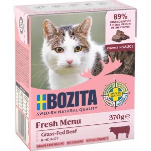Bozita Feline Bitar I Sås Med Nötkött, 370gr Tetra Recart