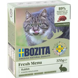 Bozita Feline Bitar I Sås Med Kanin 370gr Tetra Recart