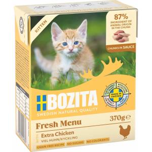 Bozita Feline Kitten, Bitar I Sås Med Kyckling 370gr Tetra Recart