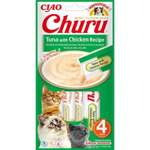 Churu Cat, 14g x 4st Tonfisk/Kyckling