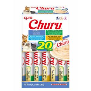 Churu Cat, 14g x 20st, 4 olika Tonfisksmaker