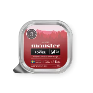 Monster Dog Power Beef Paté 150g
