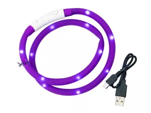 Dogman LED-Ring Silicon Lila